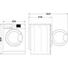 Lavadora INDESIT MTWE81495WBPL 8 kg, 1400 rpm, clase de eficiencia energética B