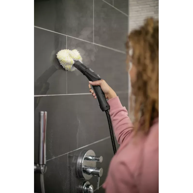 Kärcher SC 2 Deluxe EasyFix 1.513-400.0 limpiador a vapor cilíndrico, 1500 W, 1 l, 3,2 bar, vapor regulable, cable de 4 m, blanco/negro