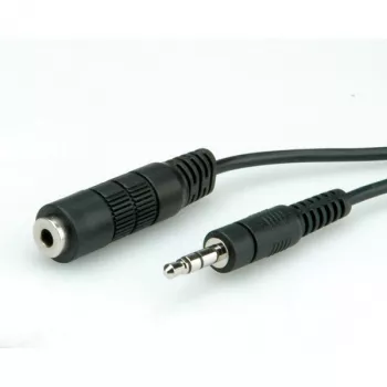 Cable alargador 3,5 mm ROLINE 11.09.4355 5 m negro