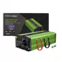 Inversor de coche Qoltec Monolith 1200 W Verde 12 V