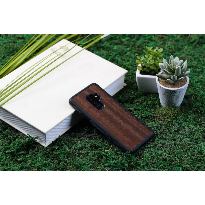 Funda para smartphone man and wood para Galaxy S9 Plus, patrón koala, negro