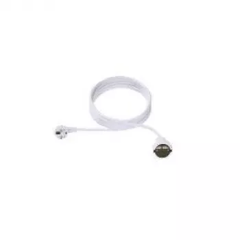Cable Schuko Bachmann 5 m H05VV-F 3G 1,50 mm² blanco