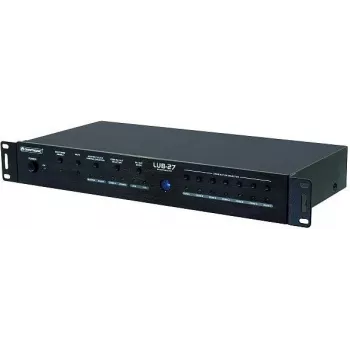 Conmutador de altavoces Omnitronic LUB-27 7 vías negro