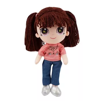 TULILO Weronika muñeca de tela 33 cm — juguete de tela suave para juegos imaginativos