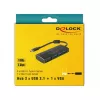 Dock para portátil DeLOCK 63932 USB 3.2 Gen 1 Type-C negro