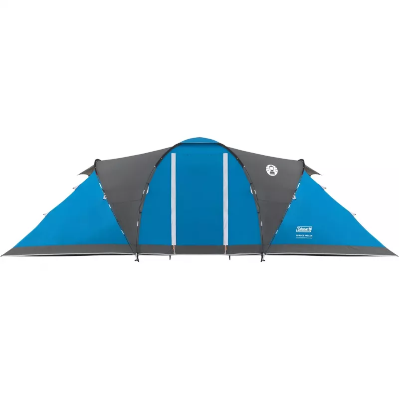 Tienda de campaña COLEMAN Spruce Falls 6 (2025) — tipo túnel, 6 personas, azul/gris