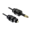 Cable de audio Toslink DeLOCK 82876 2m Mini-TOSLINK negro