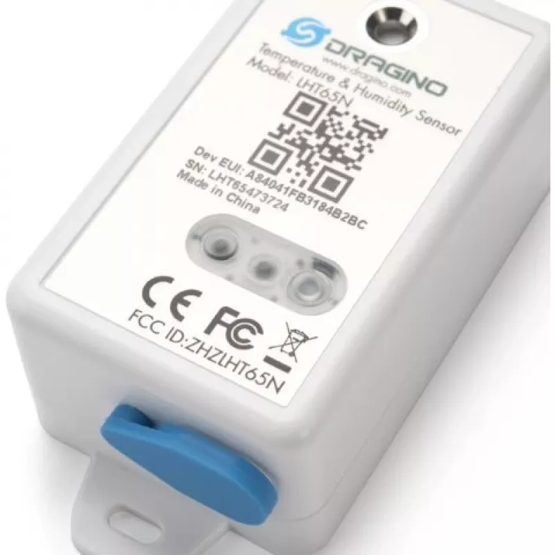 Sensor de temperatura y humedad DRAGINO LoRaWAN LHT65S-EU868-E3 — sensor medioambiental LoRaWAN EU868