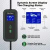 Cargador de coche EV móvil Qoltec ajustable 2en1 Type2 | 7kW | 230V | CEE 3 PIN | Wi-Fi | LCD | portátil | wallbox | 5m