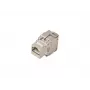 Alantec MKB-S6-1 conector keystone RJ45, STP Cat6, sin herramientas, plata