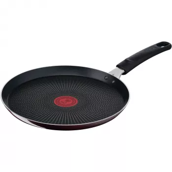 Sartén para crepes Tefal Resist Intense D52210 redonda 25 cm negra roja