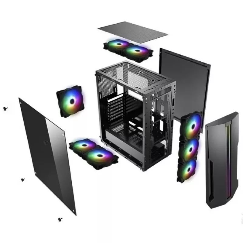 Caja de PC Xilence Performance C XILENT BLADE X512.RGB torre Midi negra