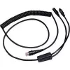 Honeywell - Cable de red / conmutador de teclado - RJ-45 (macho) - PS/2, 6 pines, fuente de alimentación - 3,0 m - enrollado - negro (CBL-720-300-C00)