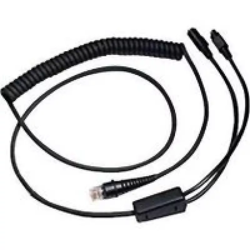 Honeywell - Cable de red / conmutador de teclado - RJ-45 (macho) - PS/2, 6 pines, fuente de alimentación - 3,0 m - enrollado - negro (CBL-720-300-C00)
