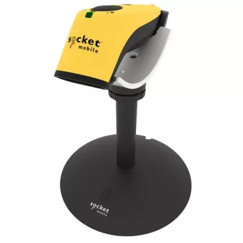 Lector de códigos de barras de mano Socket Mobile S720 con base de carga – Amarillo