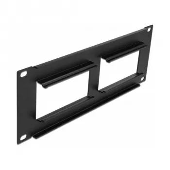 Panel de parcheo DeLOCK Easy 45 10 pulgadas 2U negro