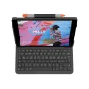 Teclado Logitech Folio delgado gris Bluetooth QWERTZ suizo para iPad