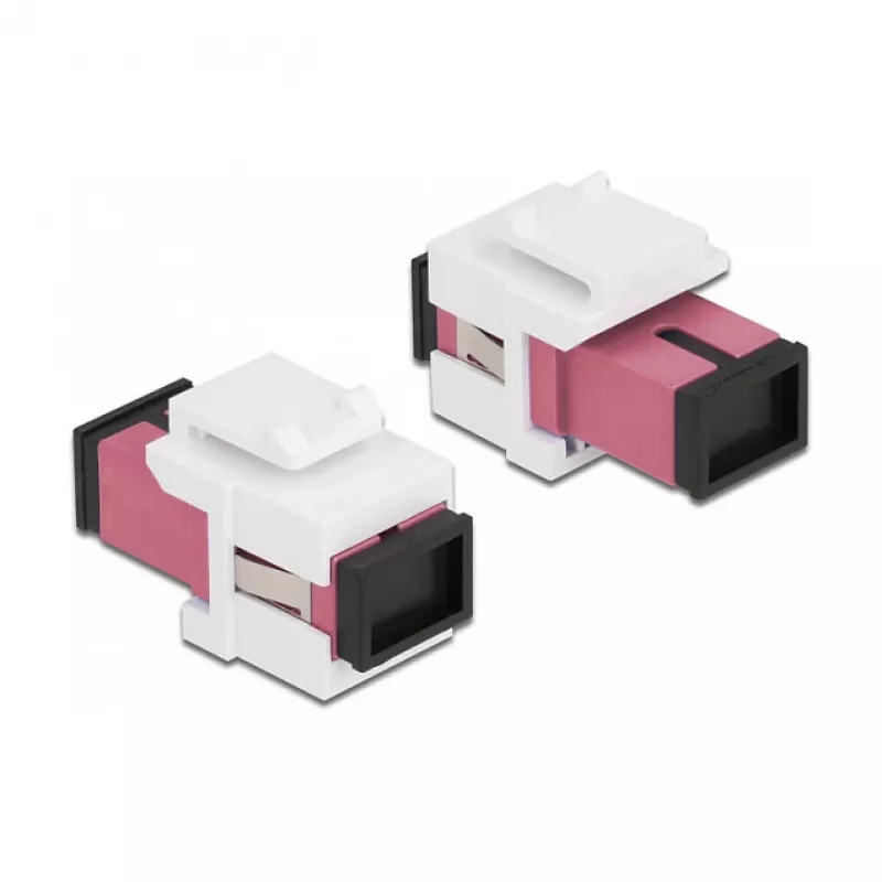 Módulo Keystone DeLOCK SC simplex conector hembra a SC simplex conector hembra