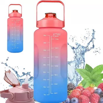 Extralink Botella de motivación, 2000 ml, rojo-azul, BUT-994