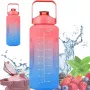 Extralink Botella de motivación, 2000 ml, rojo-azul, BUT-994