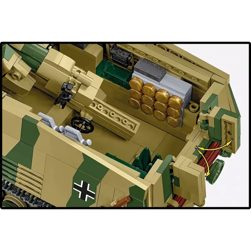 Set de construcción Cobi Panzerhaubitze Hummel 1118 piezas maqueta