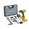 Taladro percutor V20 18V BL 2Ah Kit KB W ACC