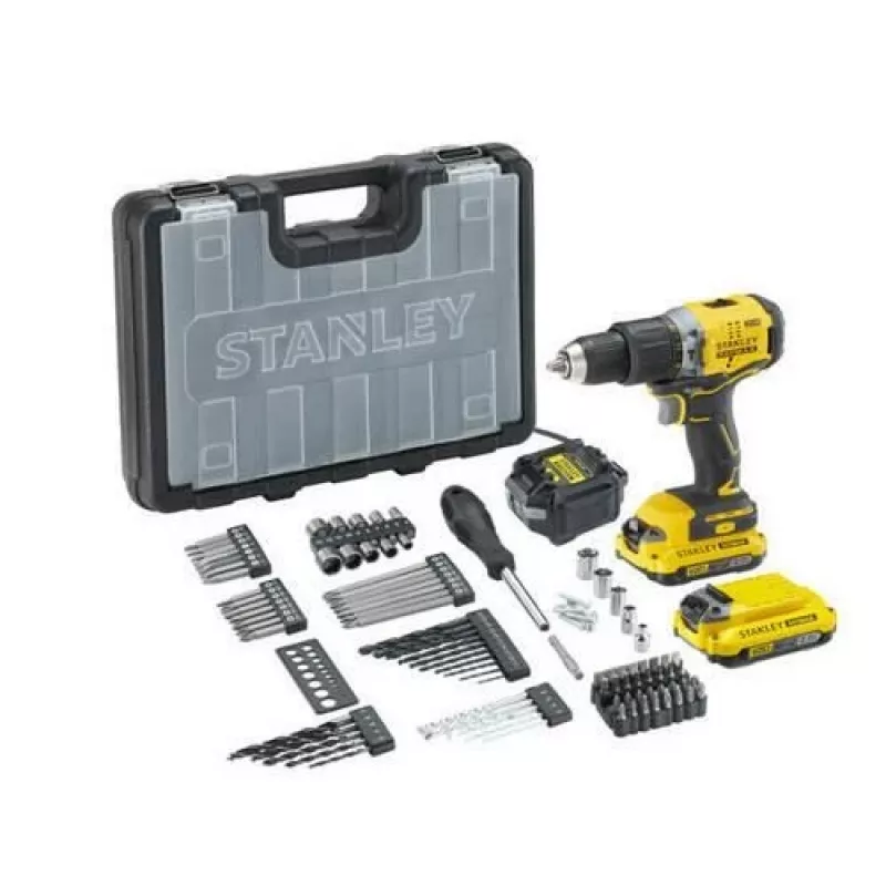 Taladro percutor V20 18V BL 2Ah Kit KB W ACC