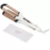 Concept GLAM Style KT2140 ondulador de pelo, 100 W, 9 niveles de temperatura, recubrimiento cerámico, cable giratorio de 1,8 m, oro rosa