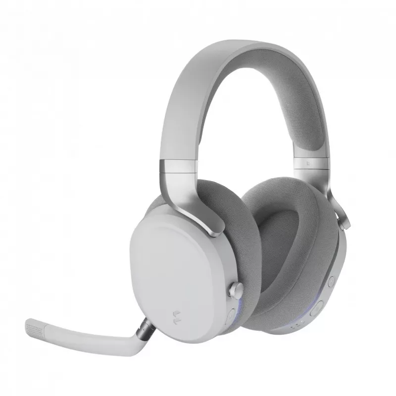 Auriculares Fractal Design Scape con cable e inalámbricos diadema música base de carga gris