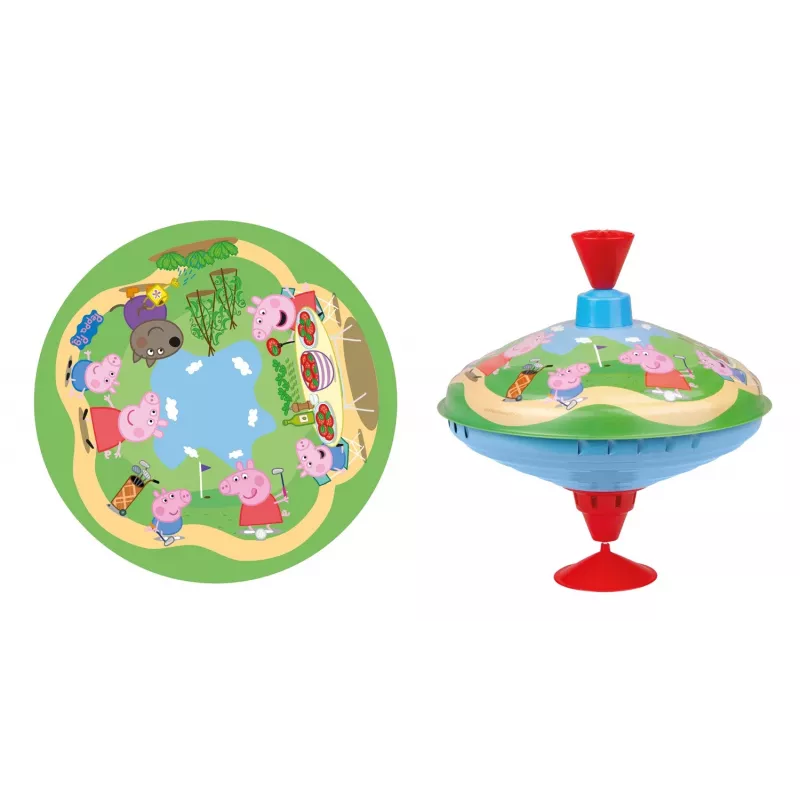 Peonza 19 cm Peppa Pig en caja