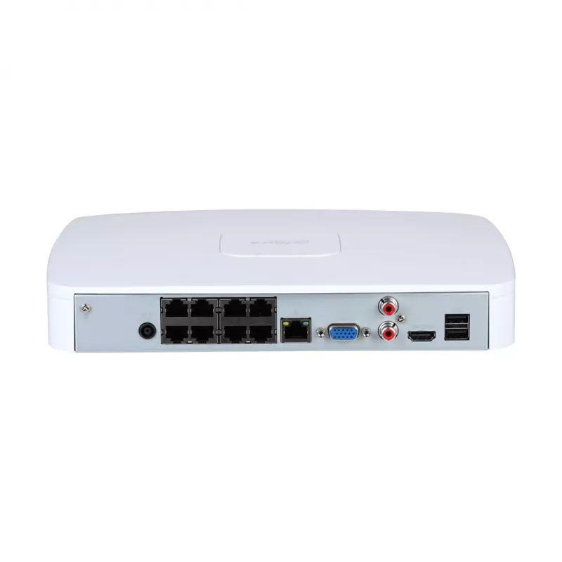 Dahua Technology WizSense NVR4108-8P-EI Grabadora de vídeo en red 1U Blanco