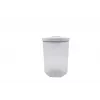 Set de recipientes de vacío para alimentos Solis 92278 — hexagonal 700 ml, 1,4 L, 2 L, blanco/transparente, apto para frigorífico y congelador