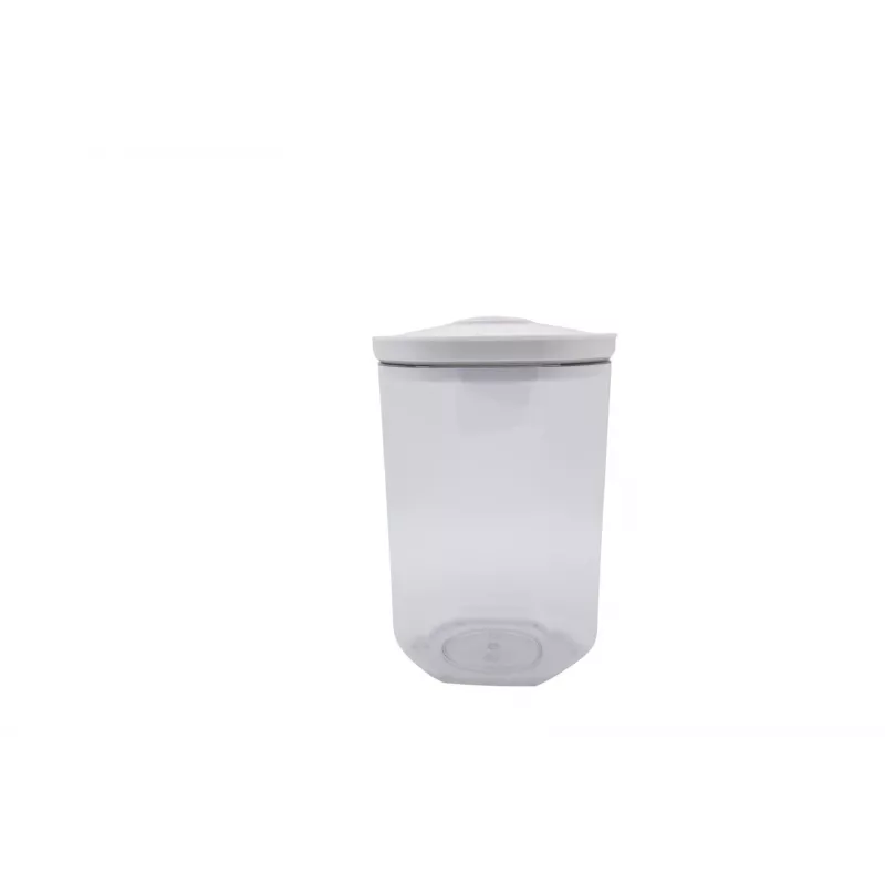 Set de recipientes de vacío para alimentos Solis 92278 — hexagonal 700 ml, 1,4 L, 2 L, blanco/transparente, apto para frigorífico y congelador