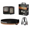 Linterna frontal Duracell DH500R negra, naranja