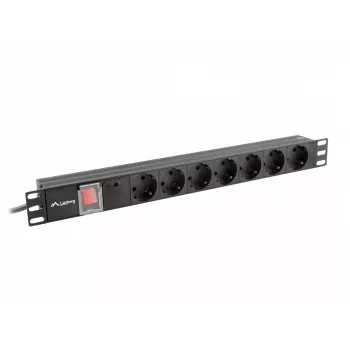 Unidad de distribución de energía Lanberg PDU-07F-0200-BK