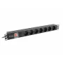 Unidad de distribución de energía Lanberg PDU-07F-0200-BK