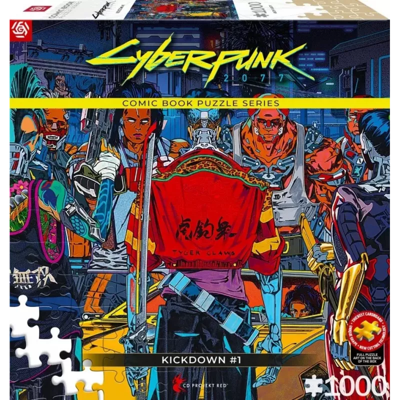 Puzle Good Loot Comic Book Puzzle: Cyberpunk 2077 Kickdown, 1000 piezas