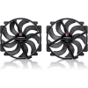 Noctua NF-A14x25r G2 PWM Sx2-PP chromax.negro 140 mm set de doble ventilador