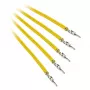 BitFenix Alchemy 2.0 BFX-ALC-40CMLY-RP juego de cables para fuente de alimentación, 5x 0,4 m, amarillo