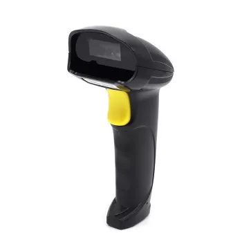 Lector de códigos de barras inalámbrico QOLTEC 50856 – 1D y 2D inalámbrico de mano, interfaz USB, carcasa de ABS, 170×62×100 mm, 203 g