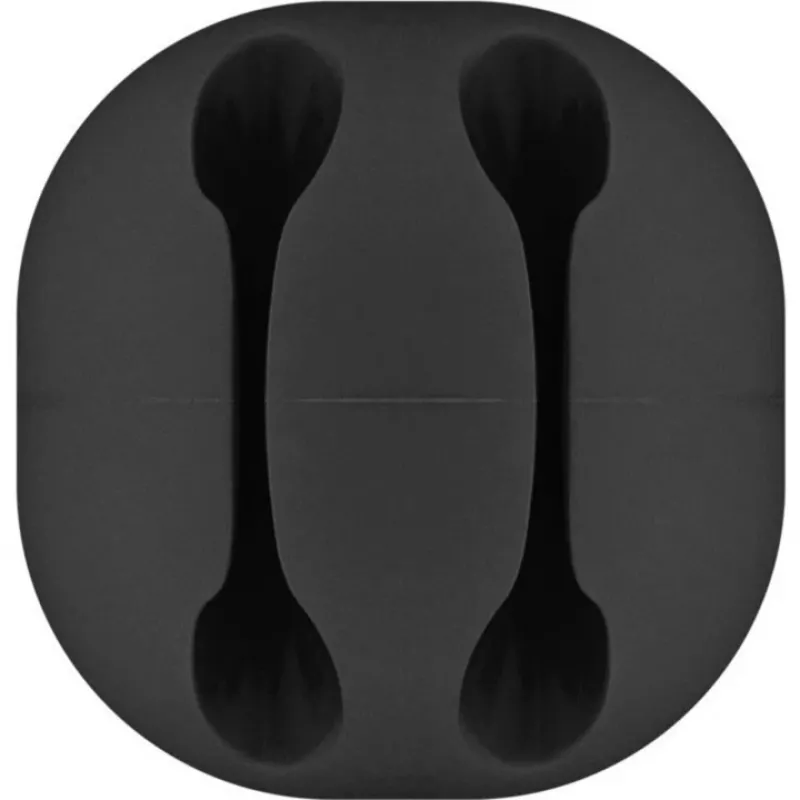 Clip para cables Goobay 70683 Escritorio Pared Negro 5 piezas