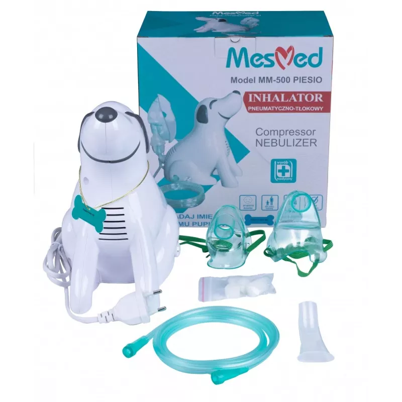 Inhalador Mesmed MM-500 Piesio diseño portátil neumático de émbolo