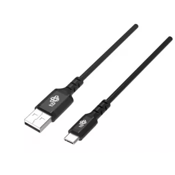 Cable USB-C TB AKTBXKUCMISI15B 1,5 m, negro, datos/carga USB