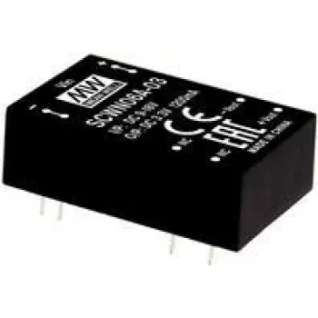 MEAN WELL SCWN06B-15 Módulo convertidor CC/CC, 6 W, 400 mA