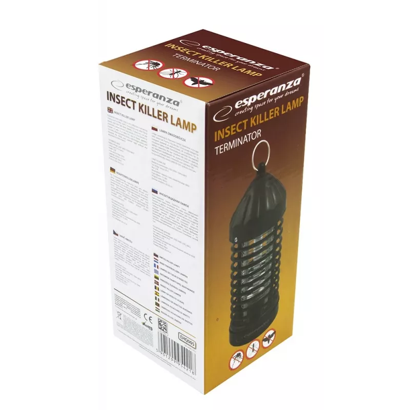 Lámpara LED UV antinsectos Esperanza Terminator EHQ005