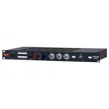 Preamplificador de audio WARM AUDIO WA73-EQ — monocanal, negro, 20–20.000 Hz, entrada 1200 Ω, 115/230 V