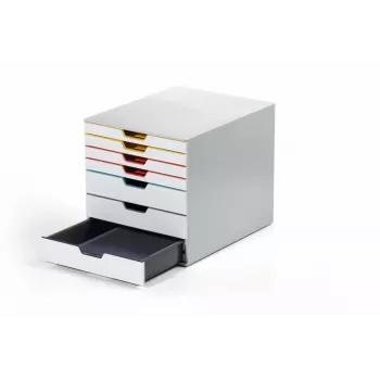 Durable VARICOLOR MIX 7 gris plástico 7 cajones