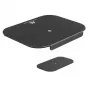 Maclean MC-929 placa de refuerzo de sobremesa para soportes de monitor de escritorio, negro
