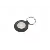 Funda protectora de piel para Apple AirTag FIXED FIXWAT-C2-BK piel vacuna auténtica negra bolsillo compacto