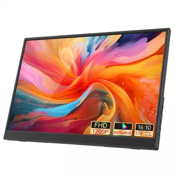 Monitor portátil para portátiles, teléfonos y consolas Extralink Smart Life 14, USB-C/Micro-HDMI